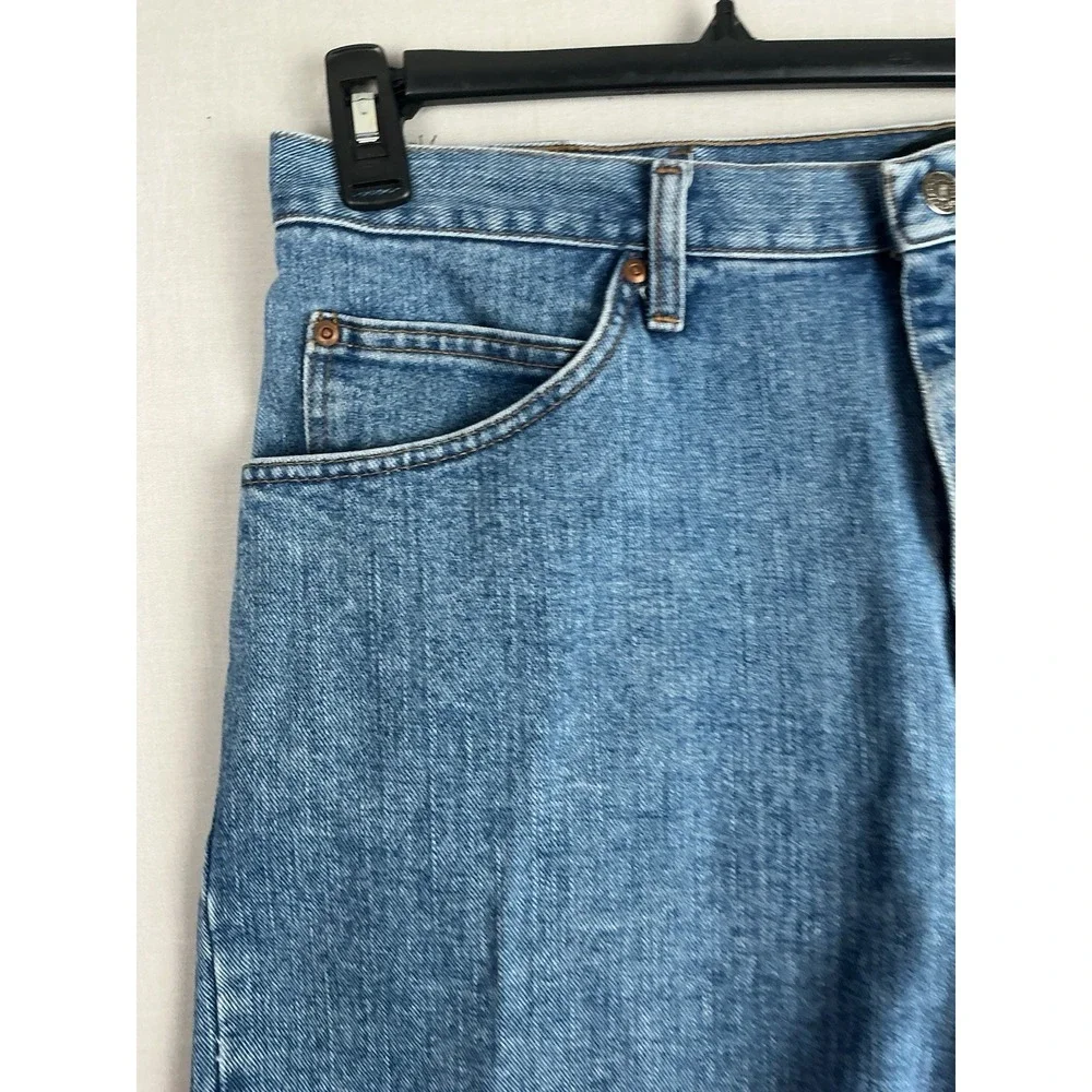 Lee Y2K Denim Shorts Mens 38 Blue Regular Fit Made In Mexico Bermuda